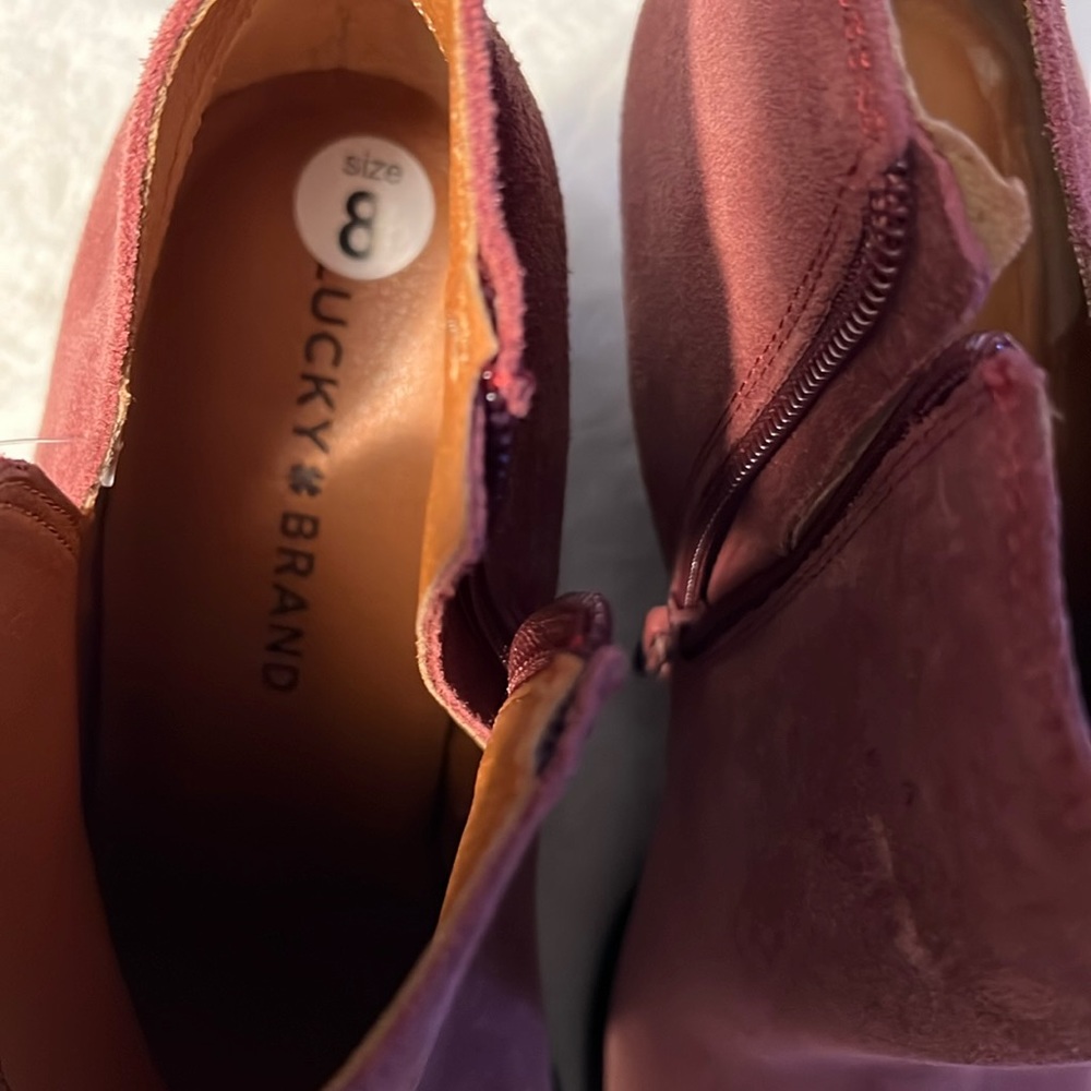 Lucky brand wedge boots